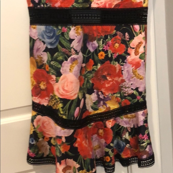 Alice Olivia black floral dress - Picture 4 of 5